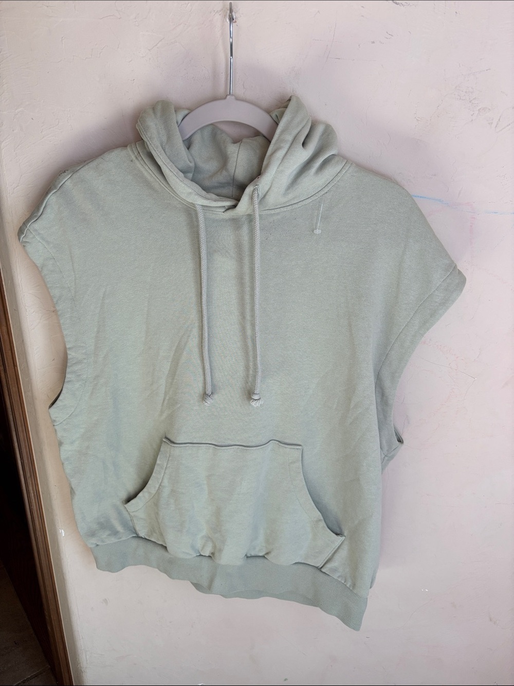 H&M hooded sleeveless soft sweatshirt vest men’s Medium